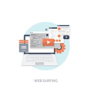 Vector illustration Flat computing background Programming coding Web development and N75