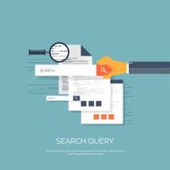 Vector illustration Flat computing background Programming coding Web development and N78