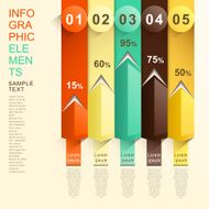 abstract bar chart infographics N19