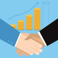 Vector business concept in flat style N2