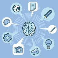 Vector creativity concept