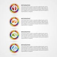 Creative education options infographics Design template N2