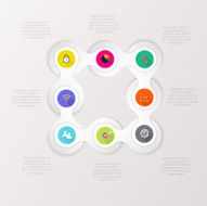 Vector colorful info graphics for your business presentations N333