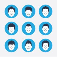 Set of avatar icons N23