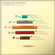 abstract 3d cylinder infographics N17