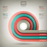 vector abstract 3d paper infographics N67