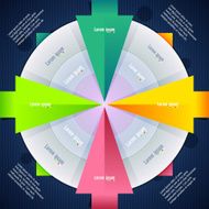 Info graphic Background with Arrows N22