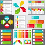 Big Set of Infographic Banner Templates for Your Business Vector N31
