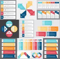Big Set of Infographic Banner Templates for Your Business Vector N32