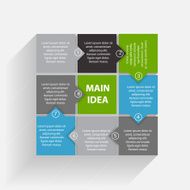 Infographic Templates for Business Vector Illustration N1411