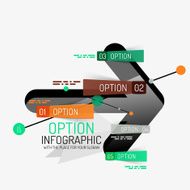 Minimal Line Design Office Web Infographics N79