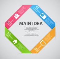 Infographic template business vector illustration N108