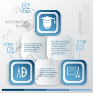 Education infographic template N4