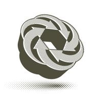 Abstract arrows vector symbol graphic design template N11