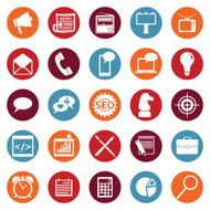 Vector Set of Advertising Icons N20