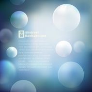 Abstract background with bubbles Vector illustration N2