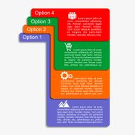 Infographics with elements and icons Vector illustration N3