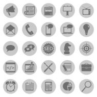 Vector Set of Advertising Icons N21