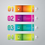 Infographics vector design template N343