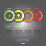 Modern Circle Infographics Design Template