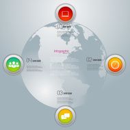 Business infographic design N446