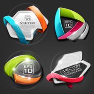 3d deferent shape vector set