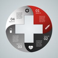 Modern vector template for your medical project N21