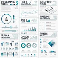 Business Vector Elements for Data Visualization Infographics