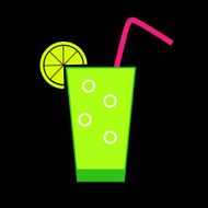 Drink Glossy Icon Vector Illustration N4