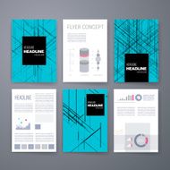 Design Template Set for Web Mail Brochures Mobile Technology App N8