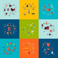 agriculture flat infographic N30