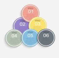 Vector colorful info graphics for your business presentations N343