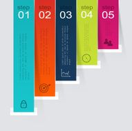 Vector colorful info graphics for your business presentations N352