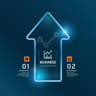Creative Template with arrow banner line N2