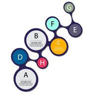 Infographic Metaball Element Flat Vector Design N2