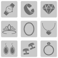 Vector Set of Jewellery Icons N3