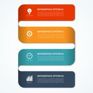 Modern minimal infographic banner