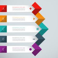 Modern arrow infographics elements N6