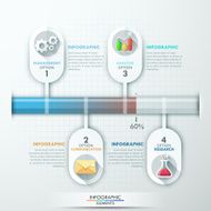 Modern infographics options banner N649