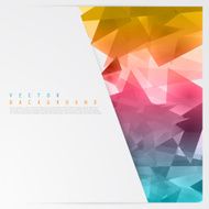 Vector Triangles pattern background N12