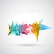 Vector Triangles pattern background N13