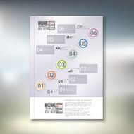 Abstract infographic pattern Brochure flyer or report for business template