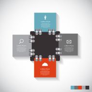 Infographic Templates for Business Vector Illustration N1489