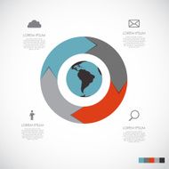 Infographic Templates for Business Vector Illustration N1494