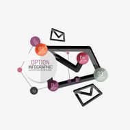 Minimal Line Design Office Web Infographics N81