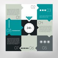 Flat template Vector banner Business needs concept N4