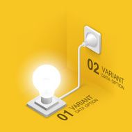 Lamp plugged in