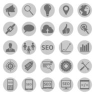 Vector Set of SEO Icons N13