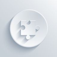 Vector modern puzzle icons background N6