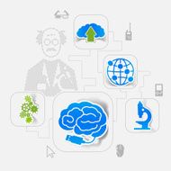 technology sticker infographic N46